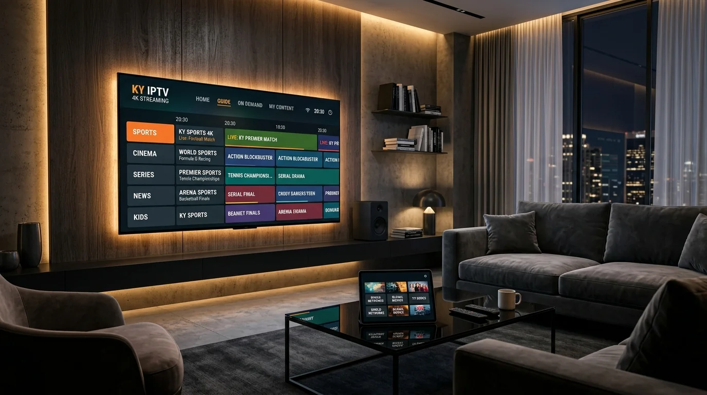 Smart TV interface running responsive electronic program guide